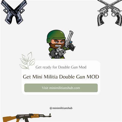 mini militia unlimited everything and double gun|Mini Militia v4.2.8 Dual Any Gun Mod By Gamer Emzy .